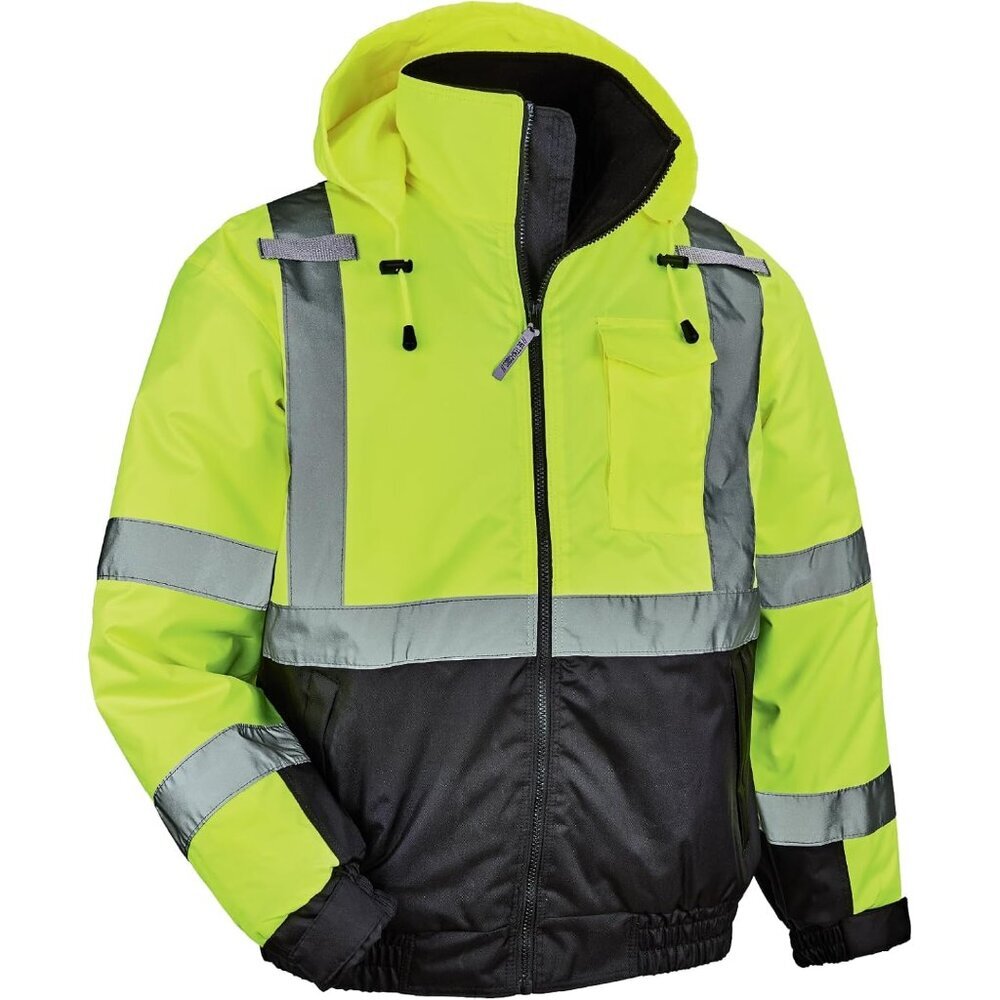 Hi Vis Bomber Safety Jacket